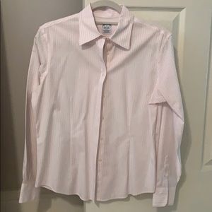 Brooks Brothers Pink and White Button Down